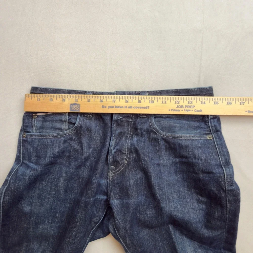 Banana Republic Premium Denim Selvedge Mens Slim Fit‎ Dark Wash Jeans 29x30 FLAW